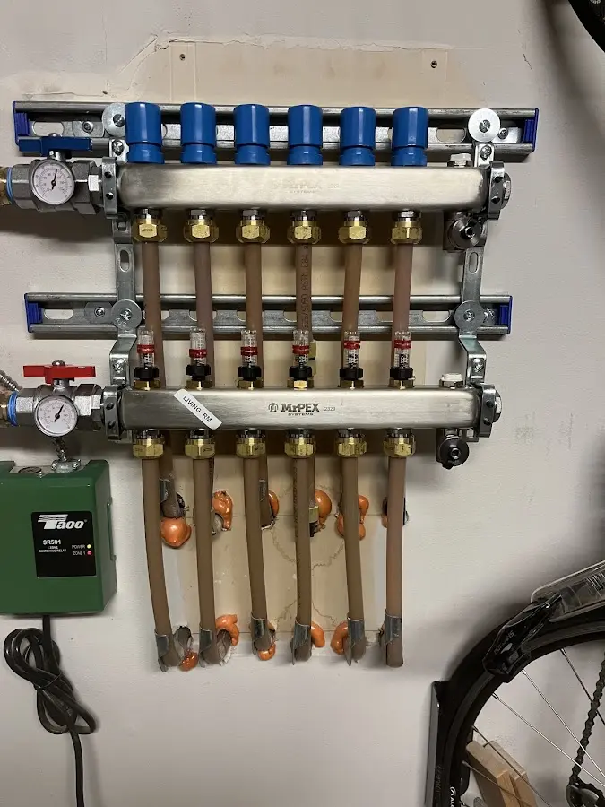 Plumber performing Leak Detection at a residential property in Charlton